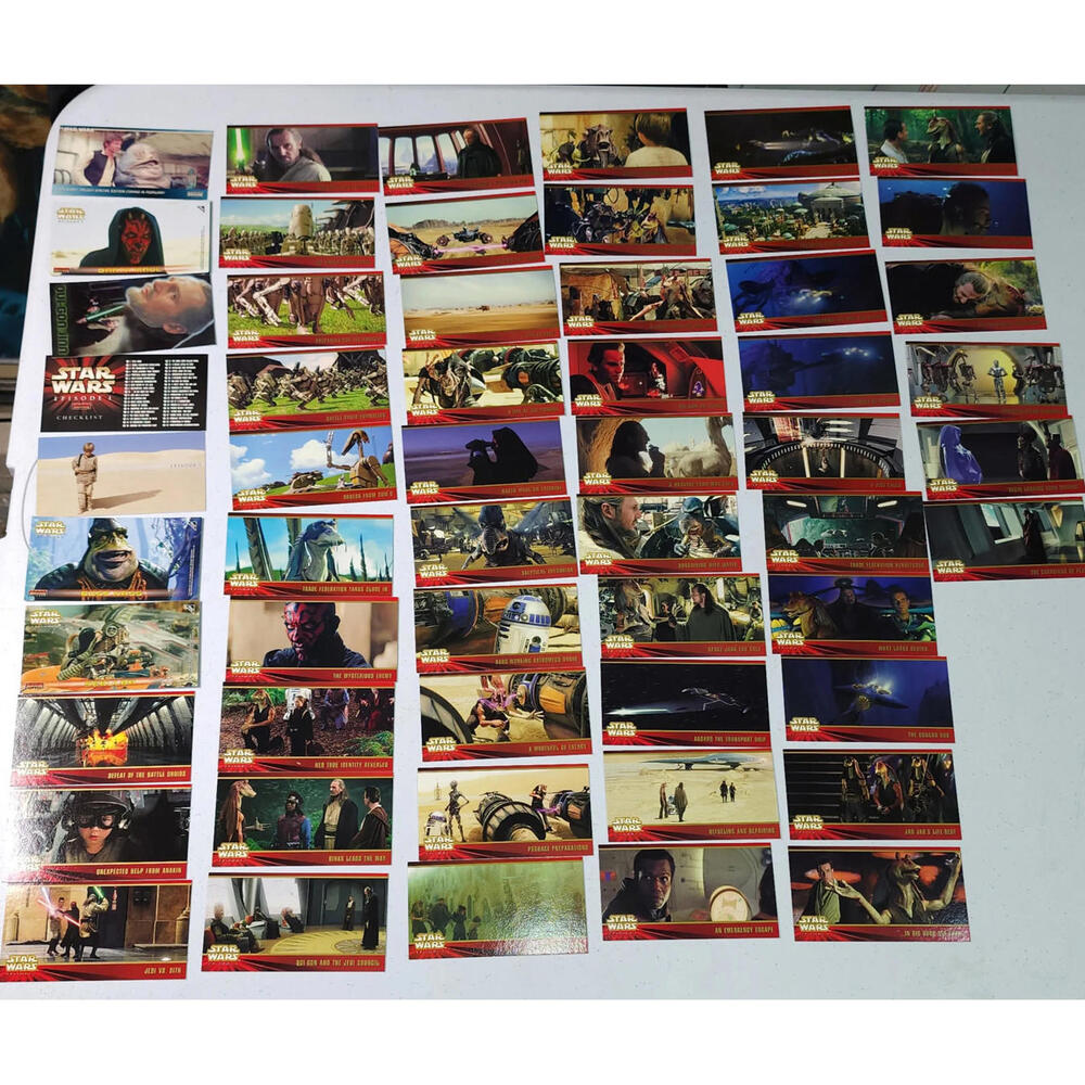 Star Wars Episode 1 Widevision Trading Cards Lot of 56‎ Topps 1999